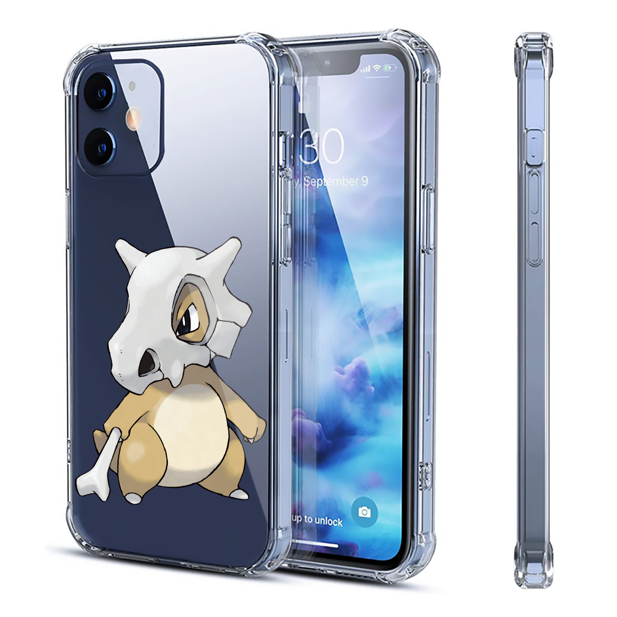 （画像用） ポケットモンスター Pokémon 【iPhone 12シリーズ対応】透明スマホケース（クリアソフトケース）